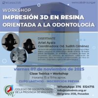Workshop Impresión 3D en Resina