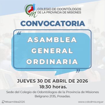 CONVOCATORIA ASAMBLEA GENERAL ORDINARIA